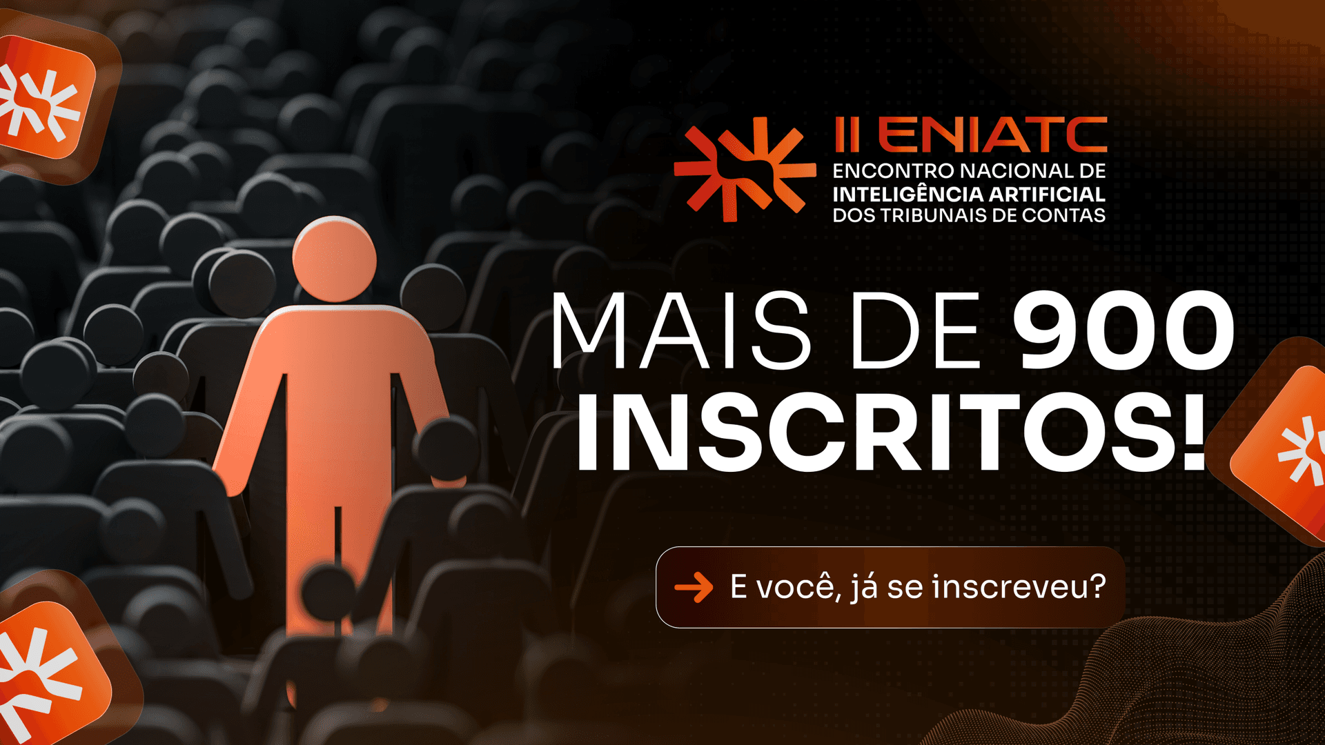 II Encontro Nacional de Inteligência Artificial dos Tribunais de Contas se aproxima de mil inscritos